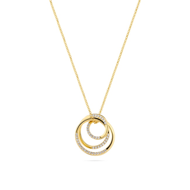 Sif Jakobs Spirale Collier - SJ-N2590-CZ-YG