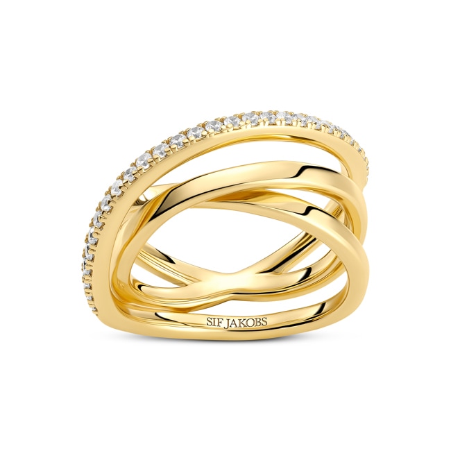 Sif Jakobs Spirale Ring - SJ-R2590-CZ-YG