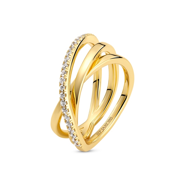 Sif Jakobs Spirale Ring - SJ-R2590-CZ-YG