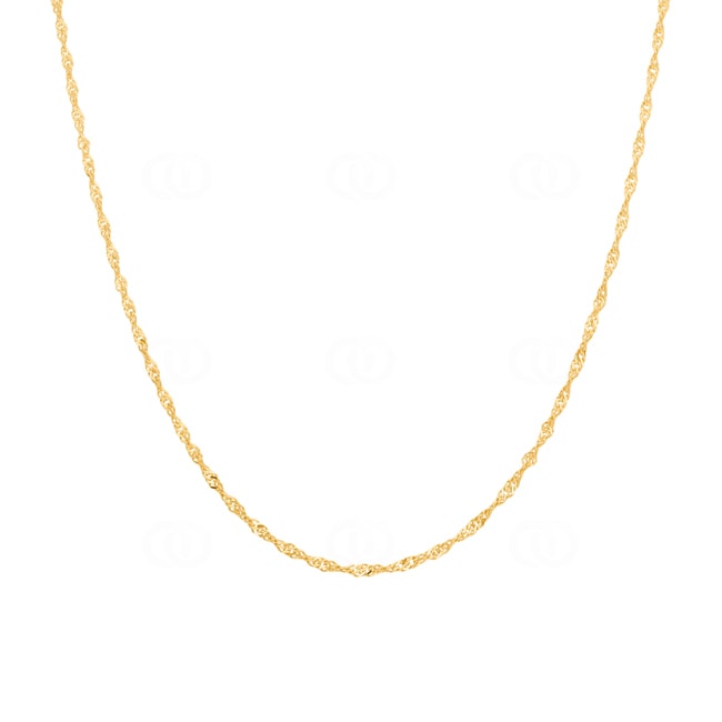 Collier singapour or jaune 750/18 ct 1,8mm Collier singapour or jaune 750/18 ct 1,8mm - 1143.09318