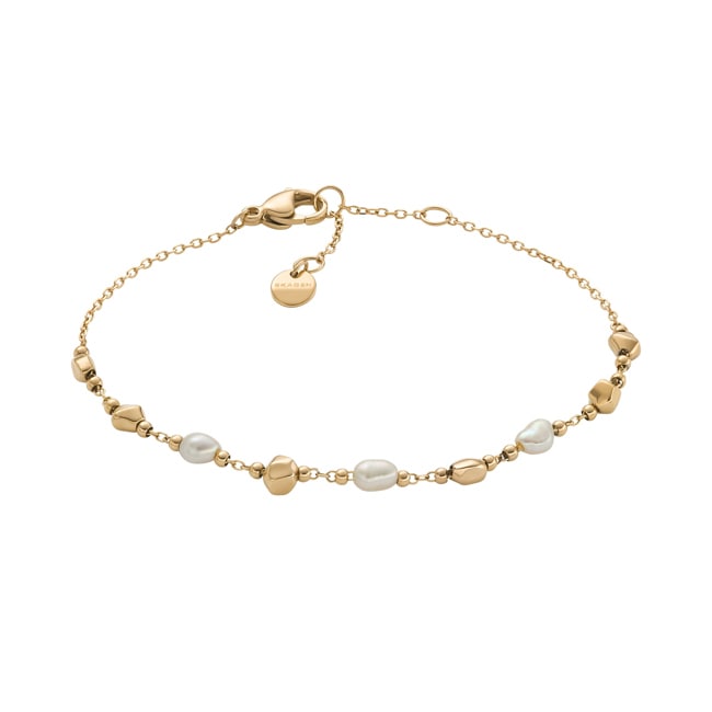 Skagen Bracelet Agnethe Pearl plaque or   - SKJ1880710
