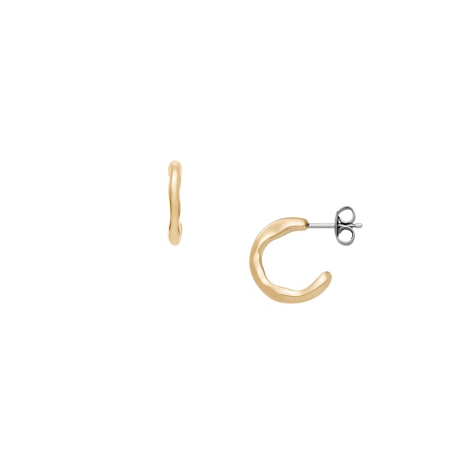 Skagen Hoop earrings Moderne Stak Gold - SKJ1868710