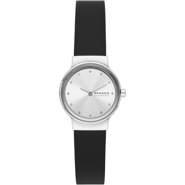 Skagen Freja Lille Silbrig / Schwarz - SKW3119