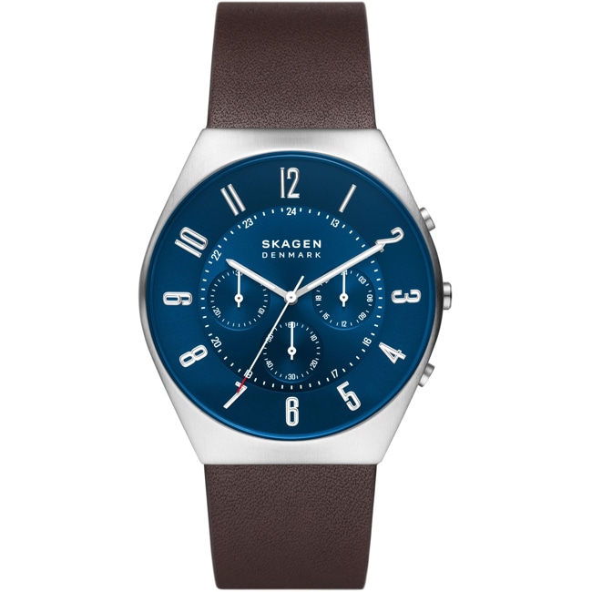 Skagen Grenen Chrono Bleu / Marron - SKW6842