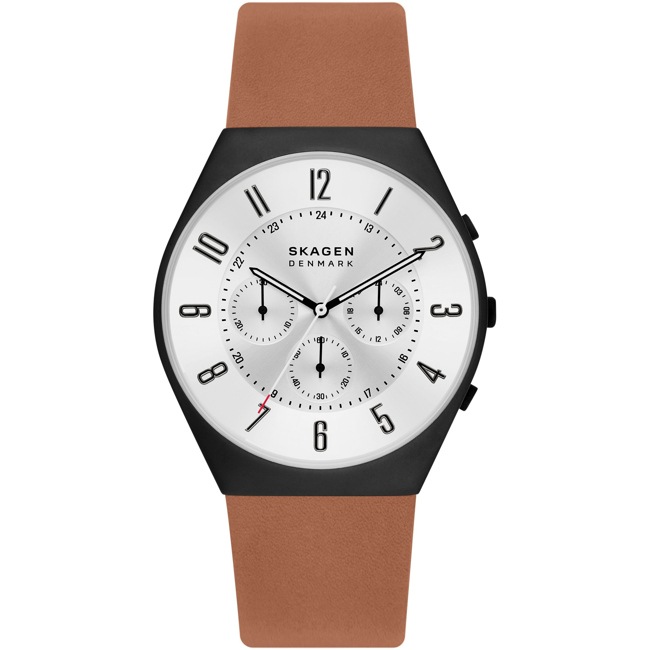 Skagen Grenen Chrono Schwarz / Braun - SKW6823