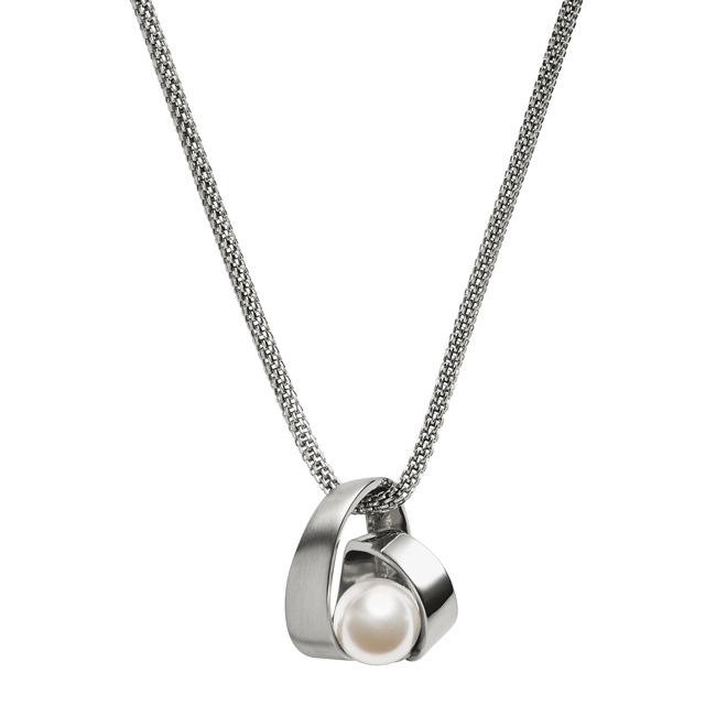 Skagen Necklace Agnethe Curved Pearl - SKJ0749040