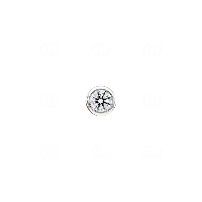 Solitaire Pendant 750/18 K White Gold with Diamond 0.25ct. H/Si - ASO2028
