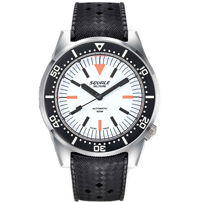 Squale 1521 Full Luminous Militaire Rubber - 1521FUMIWT.HT