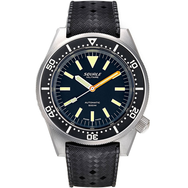 Squale 1521 Militaire Blasted Rubber - 1521MILBL.HT