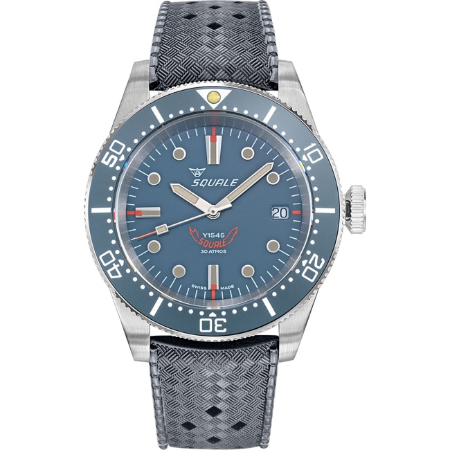 Squale 1545 Grey Rubber - 1545GG.HTG