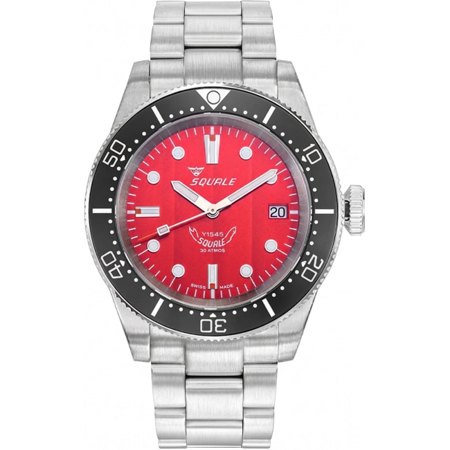Squale 1545 Red Bracelet - 1545BKRC.AC
