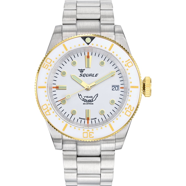 Squale 1545 White Bracelet - 1545WTWT.AC