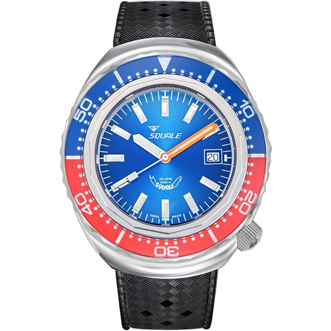 Squale 2002 Blue-Red Rubber - 2002.SS.BLR.BL.HT