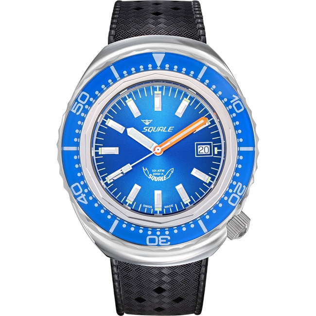 Squale 2002 Blue Rubber - 2002.SS.BL.BL.HT