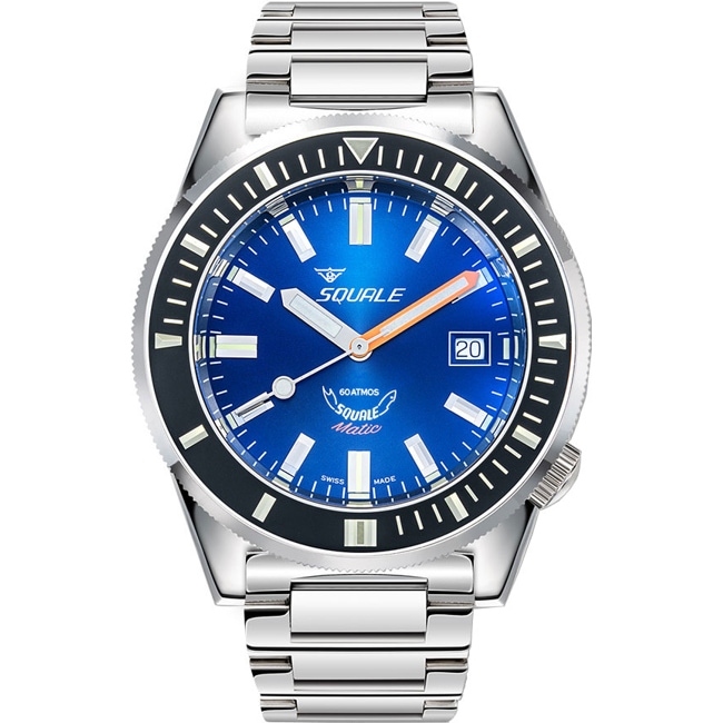 Squale Matic Dark Blue Bracelet - MATICXSB.SQ22L