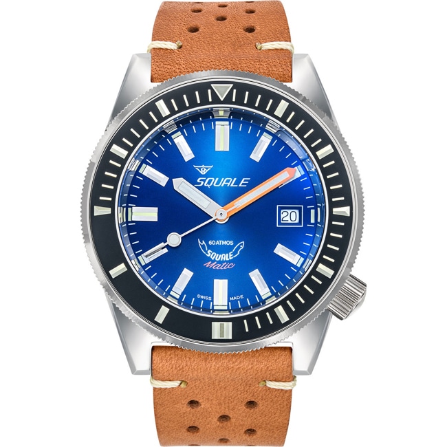 Squale Matic Dark Blue Leather - MATICXSB.PTC