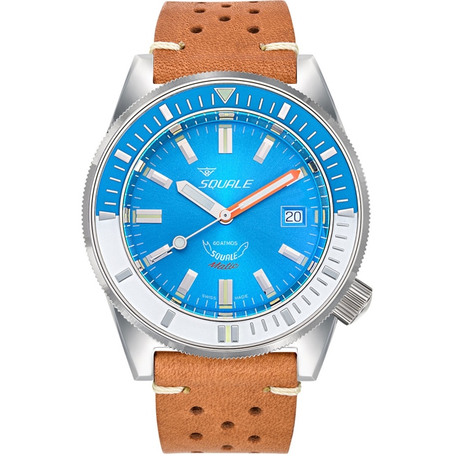 Squale Matic Light Blue Leather - MATICXSE.PTC
