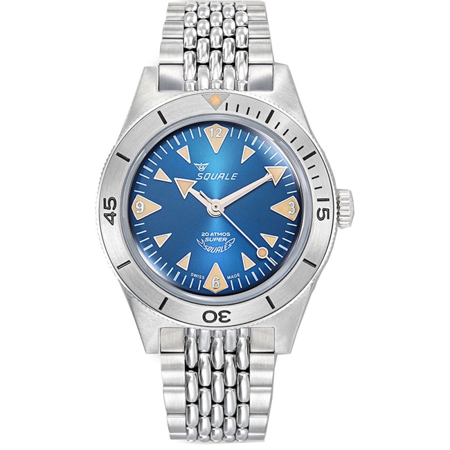 Squale Super-Squale Big Arrows Blue Bracelet - SUPERSSABL.AC