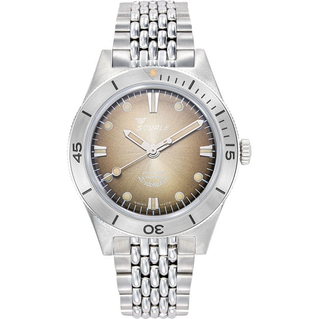 Squale Super-Squale Sunray Brown Bracelet - SUPERSSBW.AC