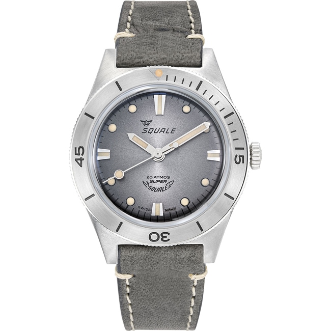 Squale Super-Squale Sunray Grey Leather - SUPERSSG.PG