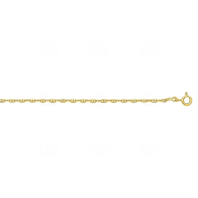 Collier Bâton forçat or jaune 750/18 ct 2mm - 531.2