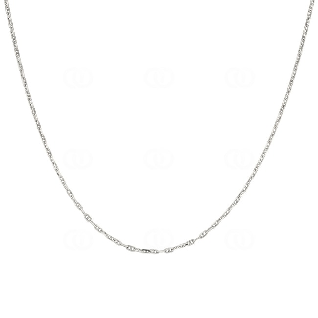 Collier Bâton forçat or gris 750/18 ct 1.5mm - 531.15G
