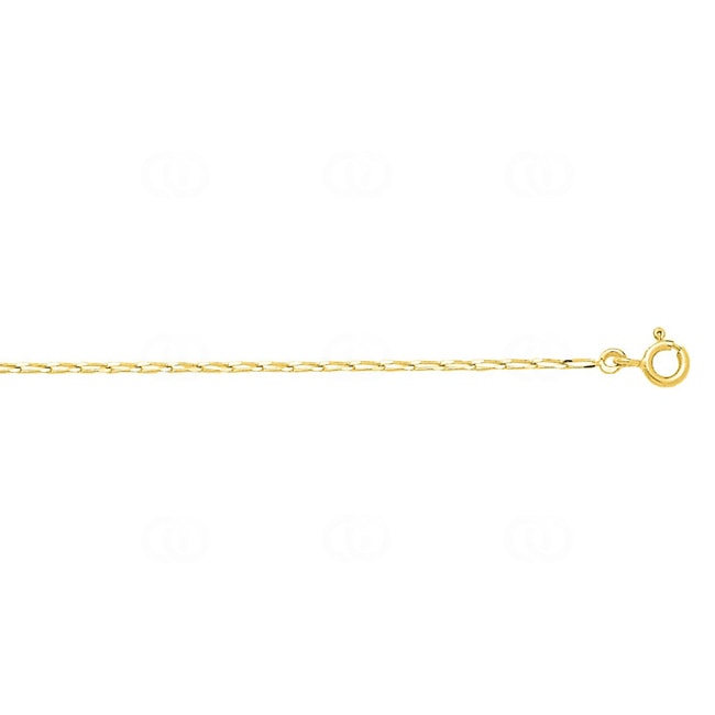 Long Curb Chain 750/18 K Yellow Gold 1.4mm - 506.14
