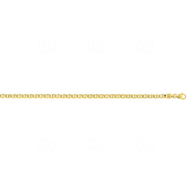 Collier Bâton gourmette or jaune 750/18 ct 4mm - 533.4
