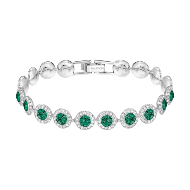 Swarovski Angelic Armband, grün, rhodiniert - 5237769