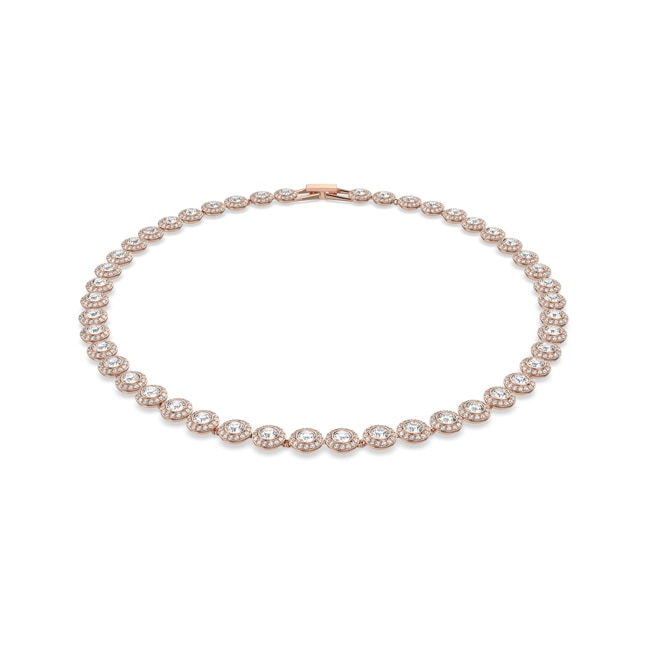 Swarovski Angelic Collier, weiss, Rosé vergoldet - 5367845