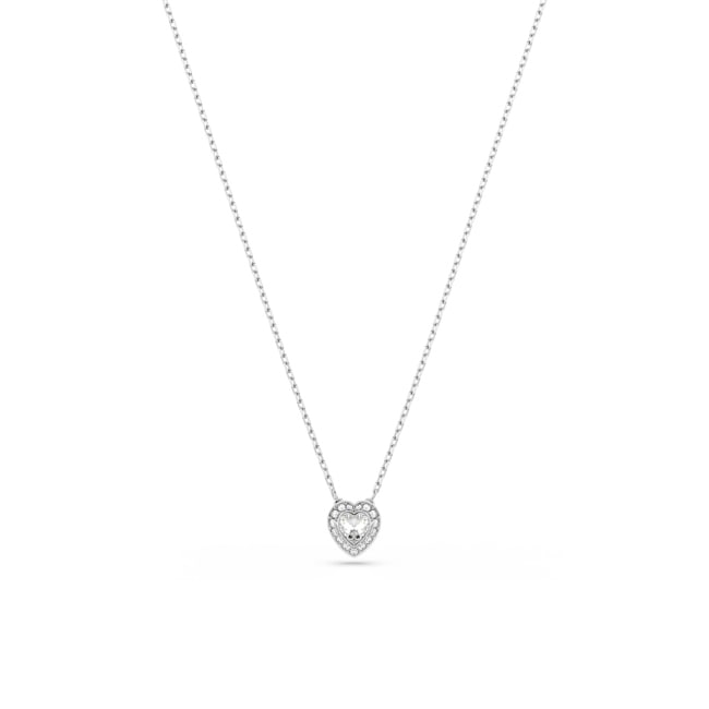 Swarovski Collier Angelic Cœur Blanc rhodié - 5720852