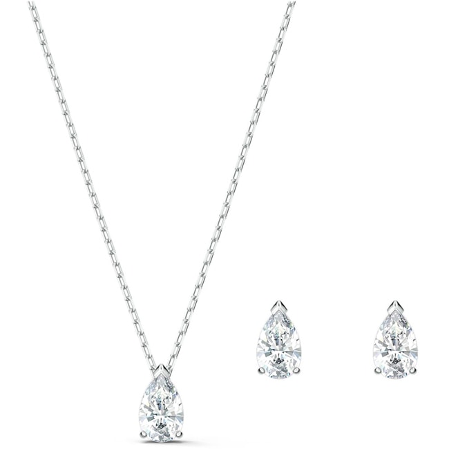 Swarovski Attract Pear Set | Halskette mit Ohrstecker - 5569174