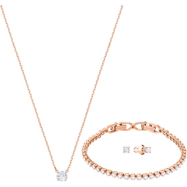 Swarovski Attract Round Set | necklace, bracelet und earring - 5408438