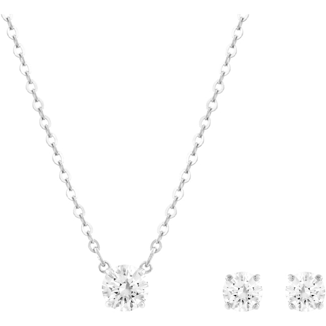 Swarovski Attract Round Set | Halskette mit Ohrstecker - 5113468