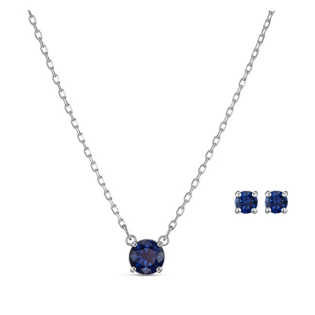 Swarovski Attract Round Set | necklace with earring - 5536554