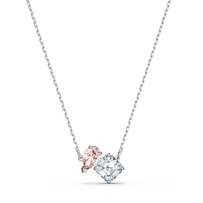 Swarovski Attract Soul Halskette, rosa, rhodiniert - 5517115