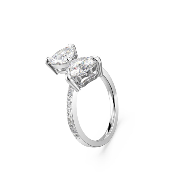 Swarovski Attract Soul Ring, weiss, rhodiniert - M5535192