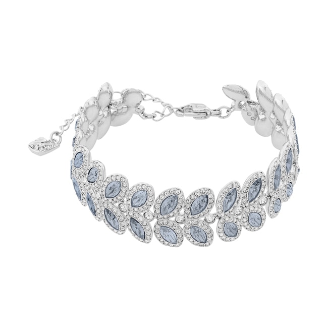 Swarovski Bracelet Baron, bleu, métal rhodié - 5074352