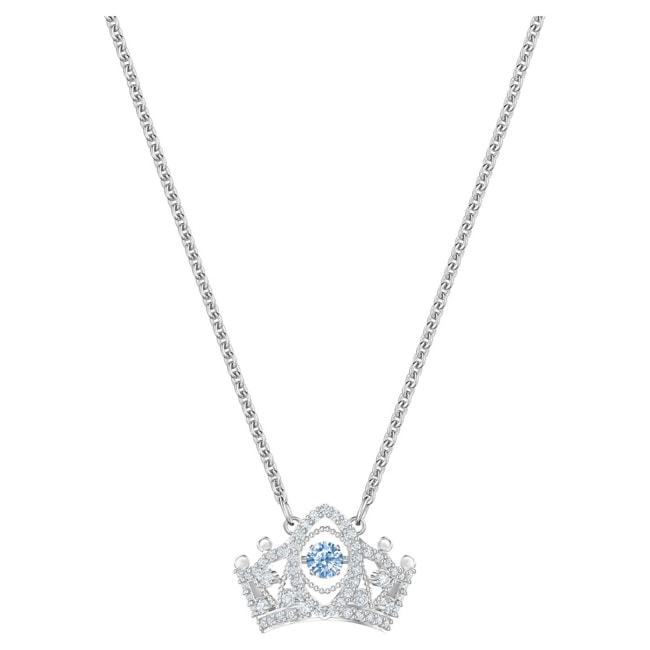 Swarovski Bee A Queen necklace, blue, rhodium plated - 5501080