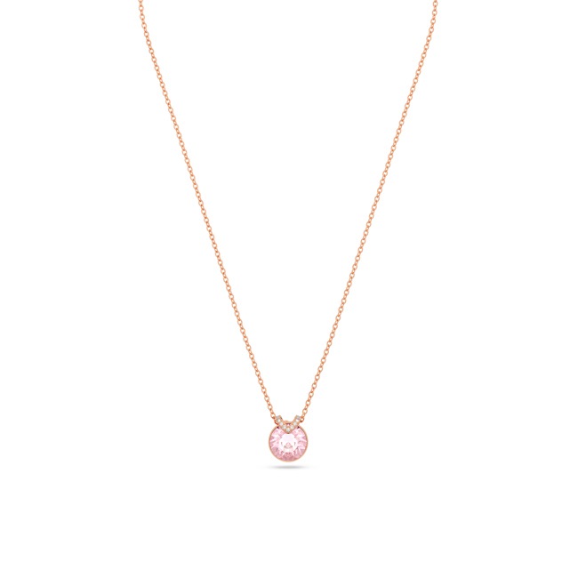 Swarovski Bella V necklace Cylindrical grinding, Pink, Rose gold-tone plated - 5662088