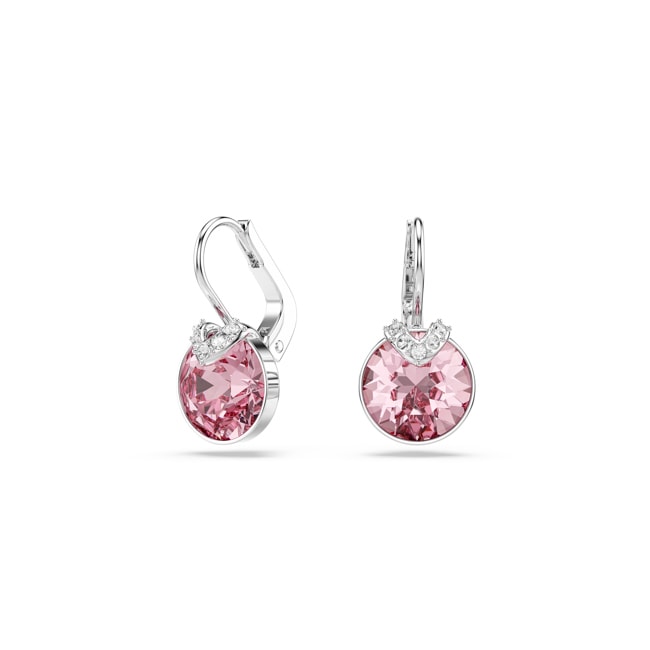 Swarovski Bella V Drop Earrings Pink Rhodium plated - 5734235