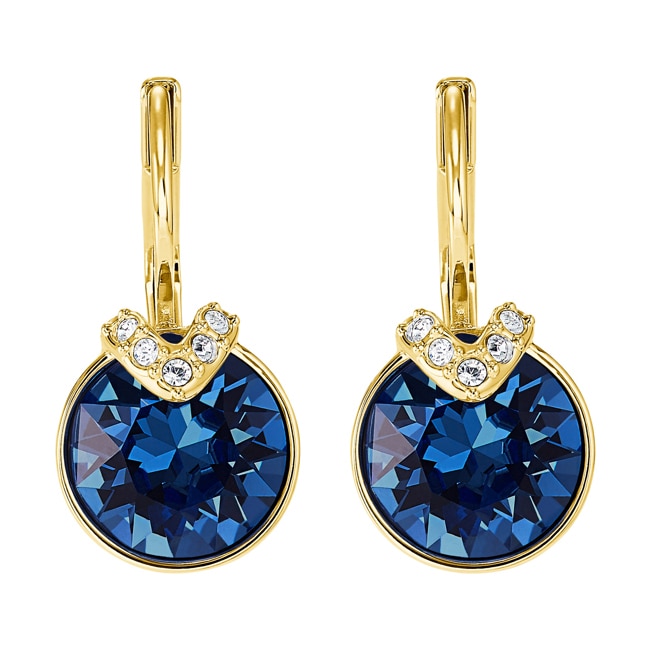 Swarovski Bella V Ohrringe, blau, vergoldet - 5498875