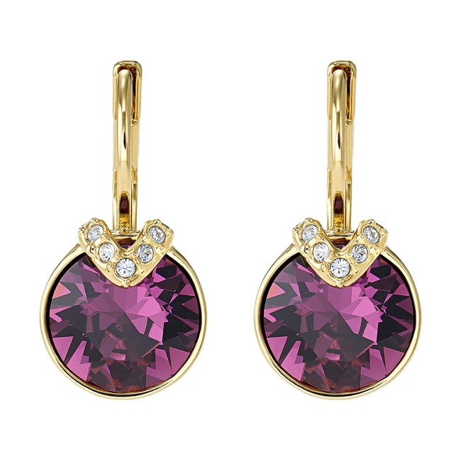 Swarovski Bella V Ohrringe, violett, vergoldet - 5509404