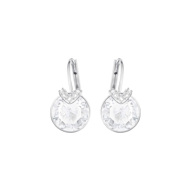 Swarovski Bella V earrings, white, rhodium plated - 5292855