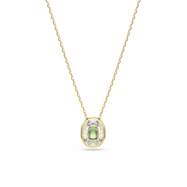 Swarovski Chroma Collier Oktagon Grün vergoldet - 5705580