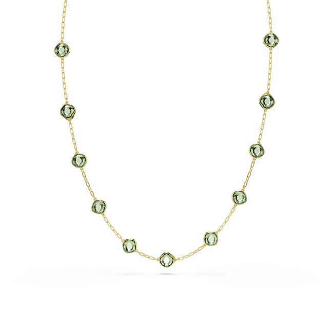 Swarovski Chroma Twist lange Halskette Mehrfarbig vergoldet - 5695863