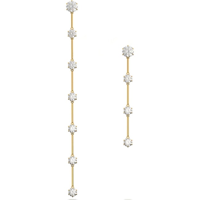 Swarovski Collection II earrings, white, gold plated - 5622721 