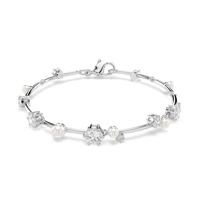 Swarovski Constella Armband Kristallperlen Rund rhodiniert - 5707511