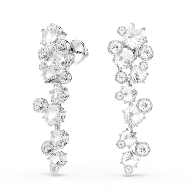 Swarovski Boucles d'oreilles Constella Diverses tailles rondes rhodié Swarovski Boucles d'oreilles Constella Diverses tailles rondes rhodié - 5732252