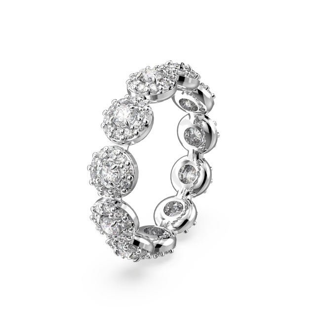 Swarovski Constella Ring Pavé, Weiss, Rhodiniert - M5642610